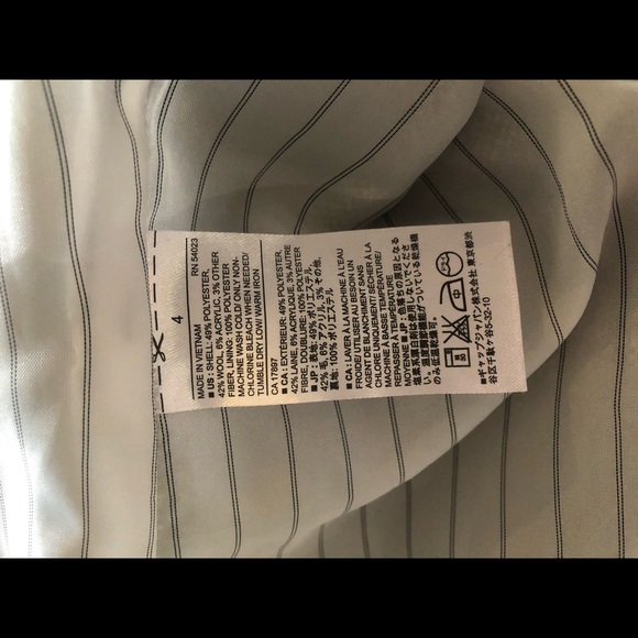 Wool blend BR blazer s 4 - Picture 7 of 9